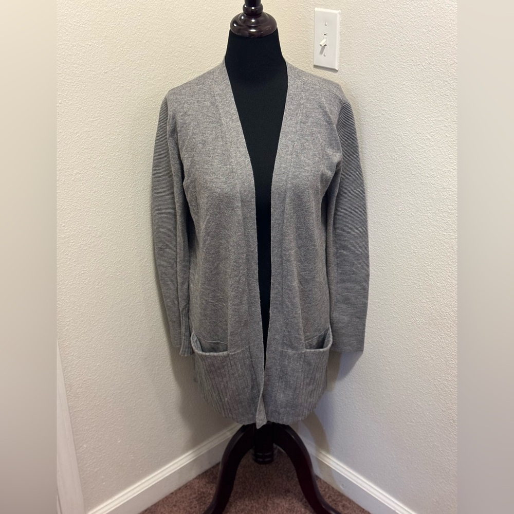 2 FOR $20 Devotion By Cyrus Gray Open Front Cardigan Sweater Longer Length M $79 - Picture 2 of 9